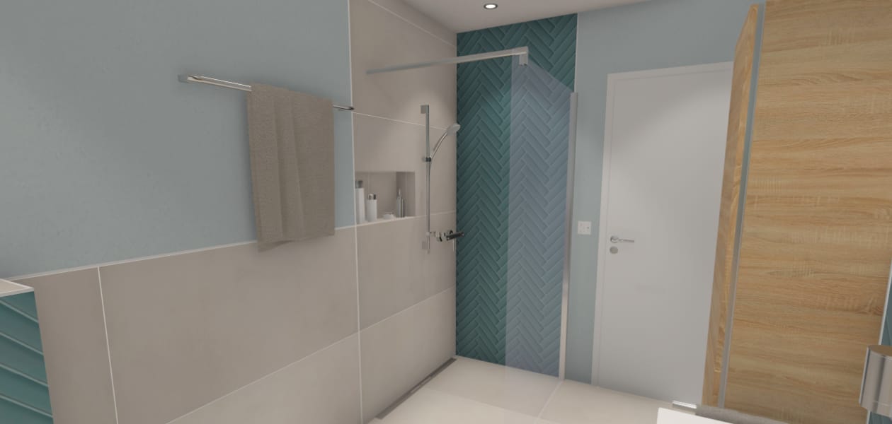 Die Dusche mit Komfort und ohne Hindernisse