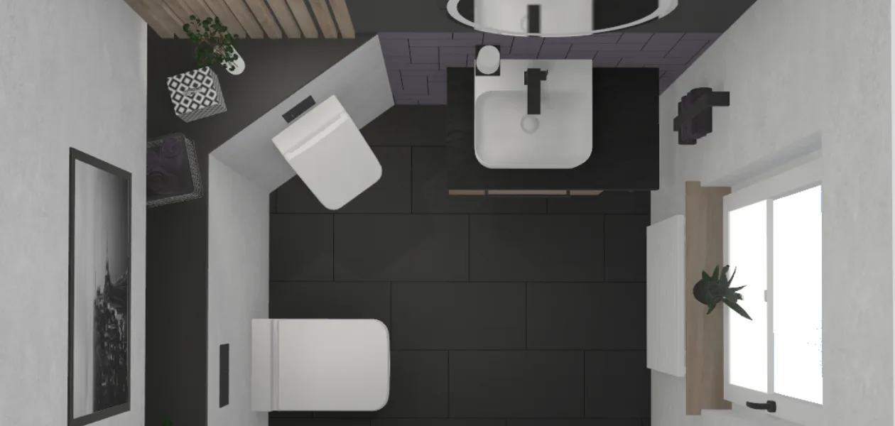 Wenn Träume lila werden – Ein Gästebad mit Charakter