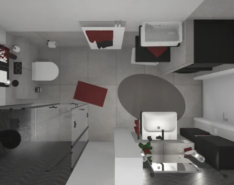 Platzwunder auf sieben Quadratmetern mit Waschmaschine und Trockner