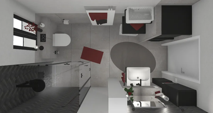 Platzwunder auf sieben Quadratmetern mit Waschmaschine und Trockner