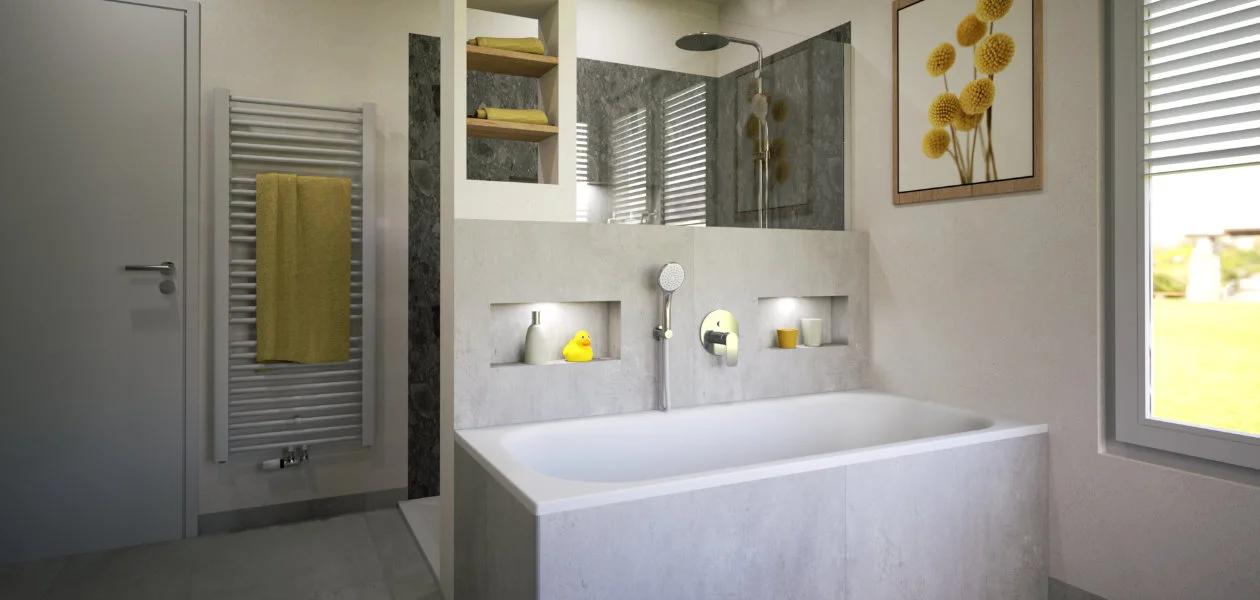 Weg von der Planung hinein in das Leben einer dreiköpfigen Familie