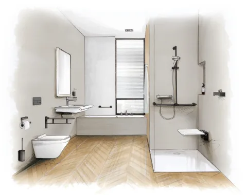 Mit dem HEWI Planungsservice und der Beratung in unserer Ausstellung zum bestmöglichen Ergebnis.