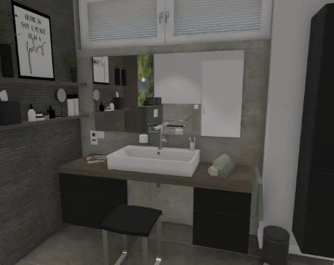 Unterfahrbarer Waschtisch