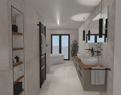 Einblick ins Schlauchbad