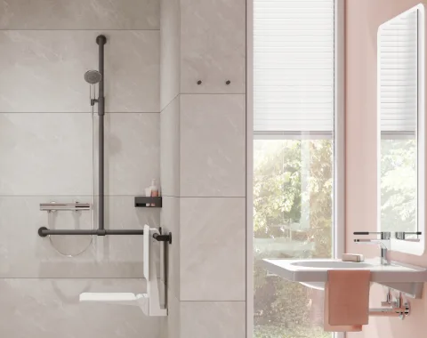 Minimalistisches Design für dein barrierefreies Bad.