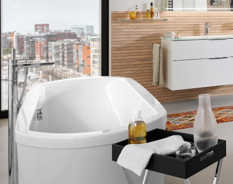 Baden mit dem Blick auf die Skyline Hamburgs? Da werden Träume wahr.