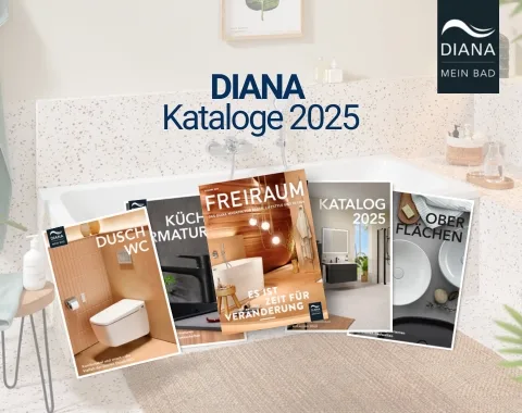 Die neuen DIANA Magazine & Kataloge – Inspiration für dein Traumbad