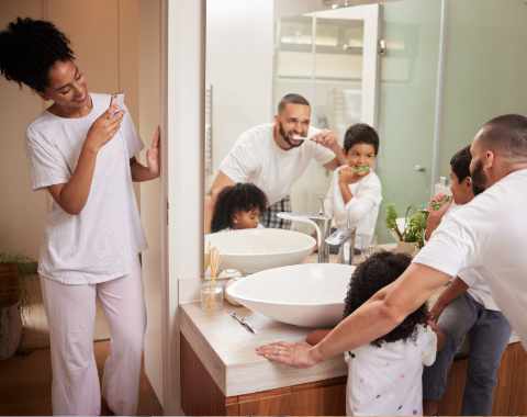 Familienbadezimmer – Zusammenleben leicht gemacht