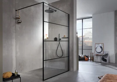 Diana L700 Walk-In Dusche mit passenden L-Armaturen