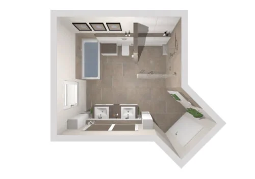 05 grosse-familienbadezimmer-vogelperspektive 15qm-frieling24