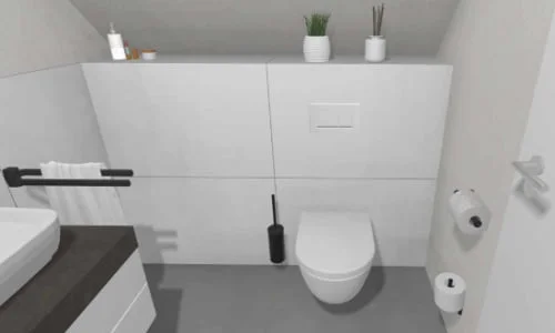 Wand-WC mit Softclose Deckel