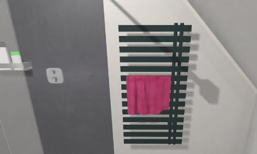  Heizkörper in der Trendfarbe schwarz