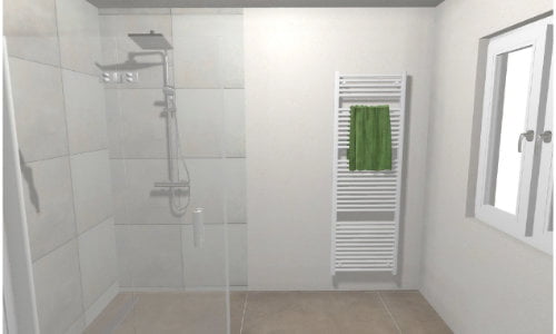 Dreamteam: Dusche & Badheizkörper