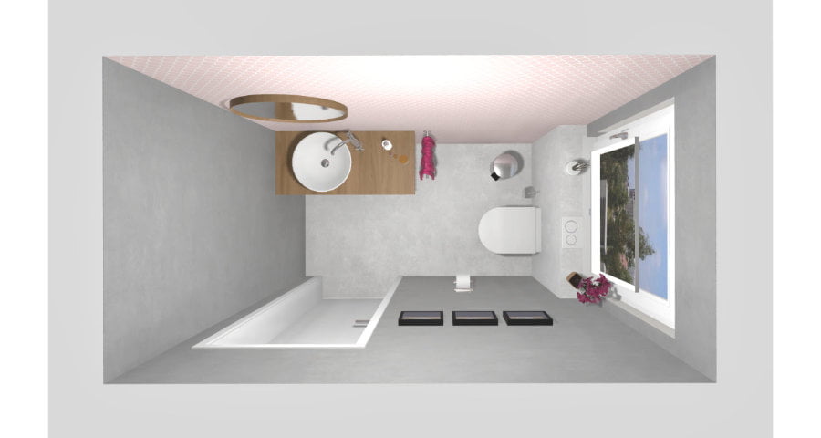 Das süße Gäste-WC – 2 qm