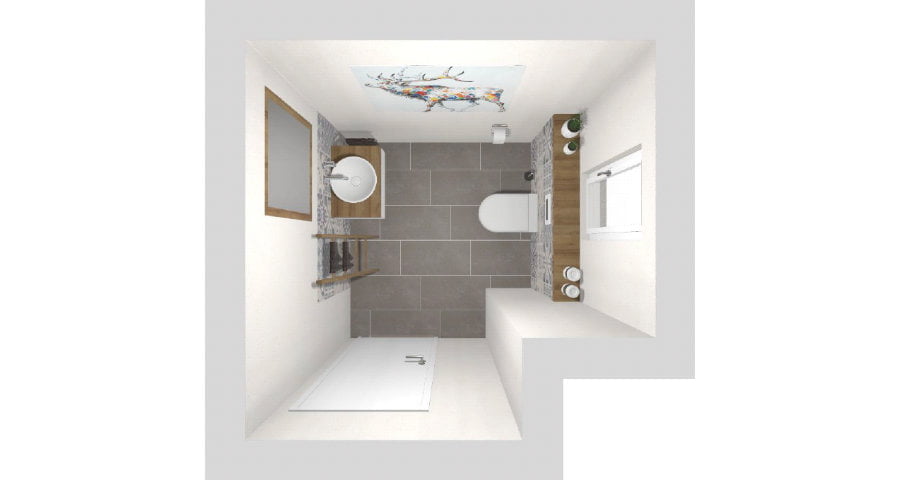 Das skandinavische Gäste-WC – 4 qm