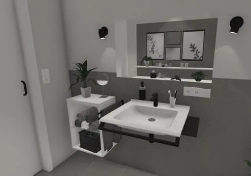 Der unterfahrbare Waschtisch – Komfort trifft Eleganz