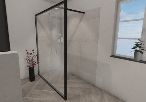 Die offene Dusche: Walk-In Dusche Ideen für kleine Badezimmer