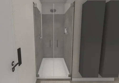 Die Dusche: Entspannung pur mit Regendusche und Handtuchhalter