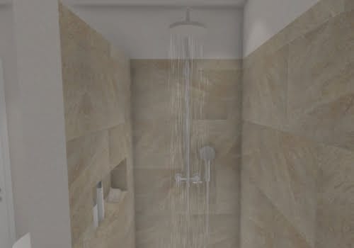 Gemauerte Dusche: Maximale Privatsphäre und Stil