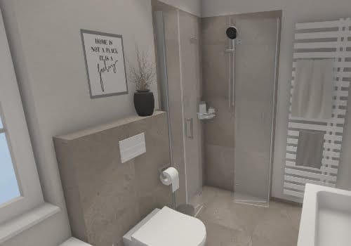 Badezimmer mit Dusche und Badewanne: Moderne Lösungen