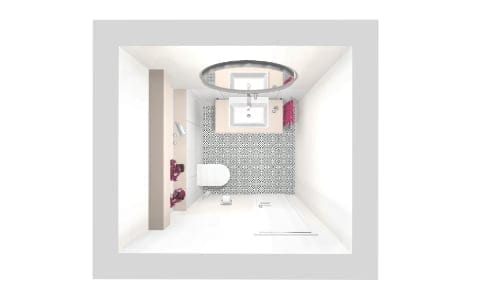 Elegantes Gäste-WC | 3 qm