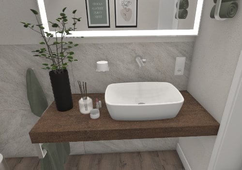 Der Charme des Einzelwaschtisches