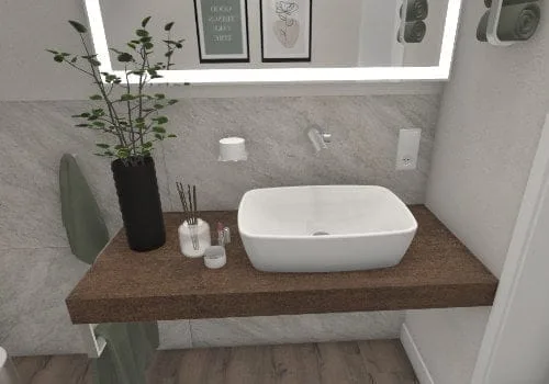 Der Charme des Einzelwaschtisches