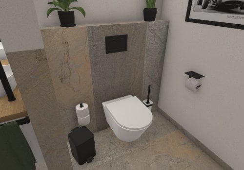 Die Toilette: Diskret und stilvoll mit T-Lösung Vorteilen