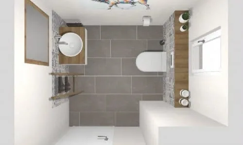 Das skandinavische Gäste-WC | 4 qm